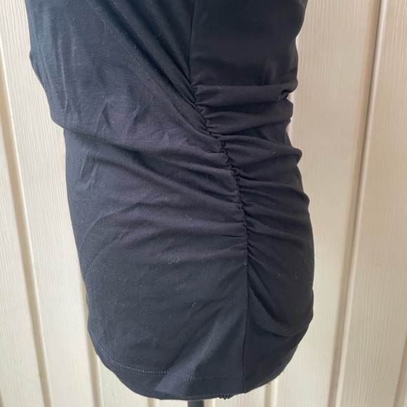 Michael Kors • Black Top Blouse with Gold Zipper On the Front NWT - Picture 7 of 9